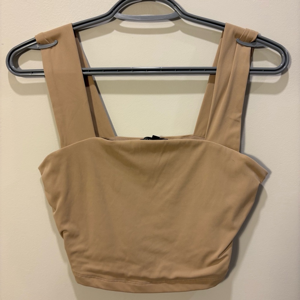 Dynamite Wide-Strap Cropped Cami